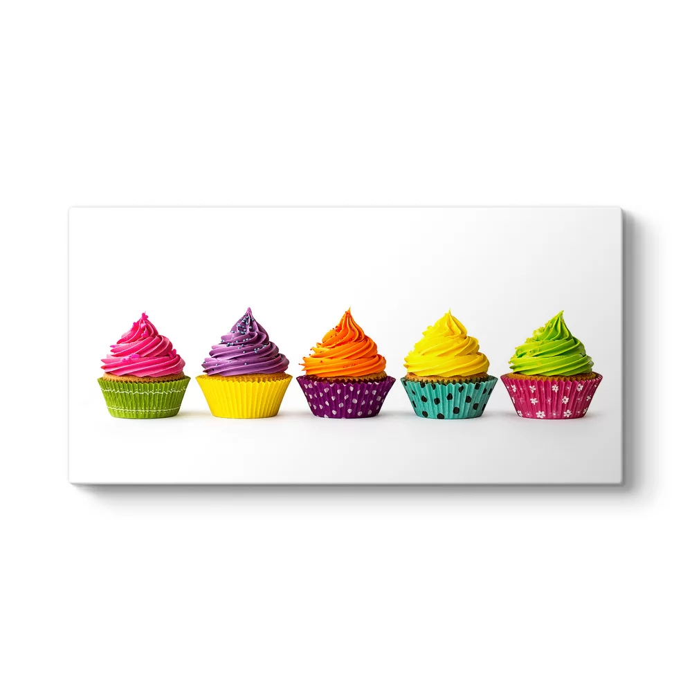 Renkli Cupcake Tablosu